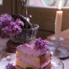 Tarta de violetas