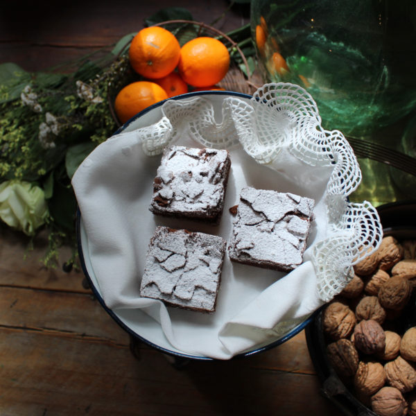 Brownie de chocolate con nueces (4 uds)