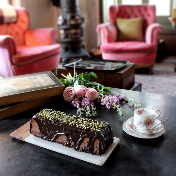 Chocolate ecológico, panela y pistacho