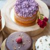 Mini tarta de Violetas
