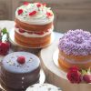 Mini tarta de Violetas