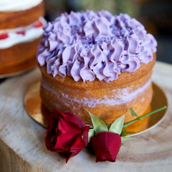 Mini tarta de Violetas