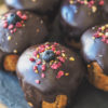 Cupcakes de plátano, chocolate y arándanos (6 uds)