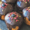 Cupcakes de plátano, chocolate y arándanos (6 uds)