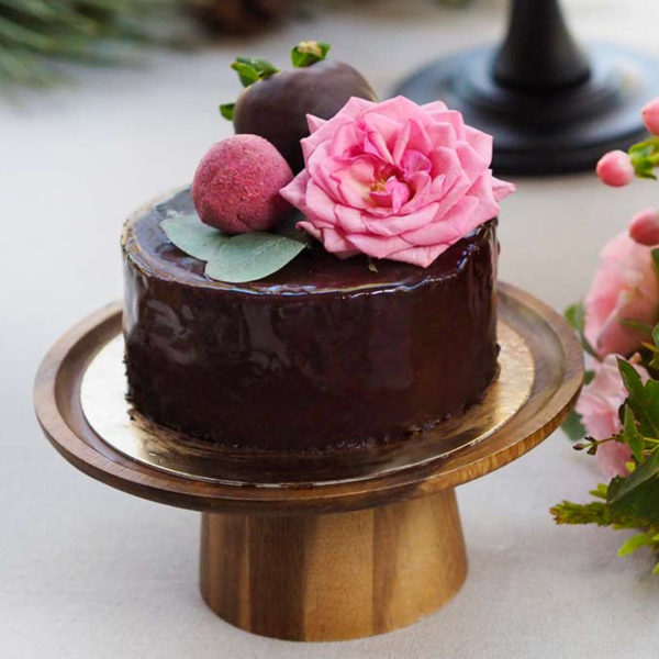 Mini tarta de trufa