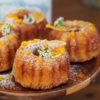 Mini bundts de calabaza y naranja