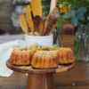 Mini bundts de calabaza y naranja