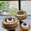Matrioska de chocolate y mousse de queso