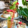 Tiramisú con frambuesas