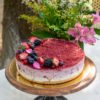 Mousse de yogur con frutos del bosque