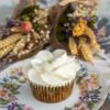 Cupcakes de zanahoria con frosting de coco y vainilla (6 uds)